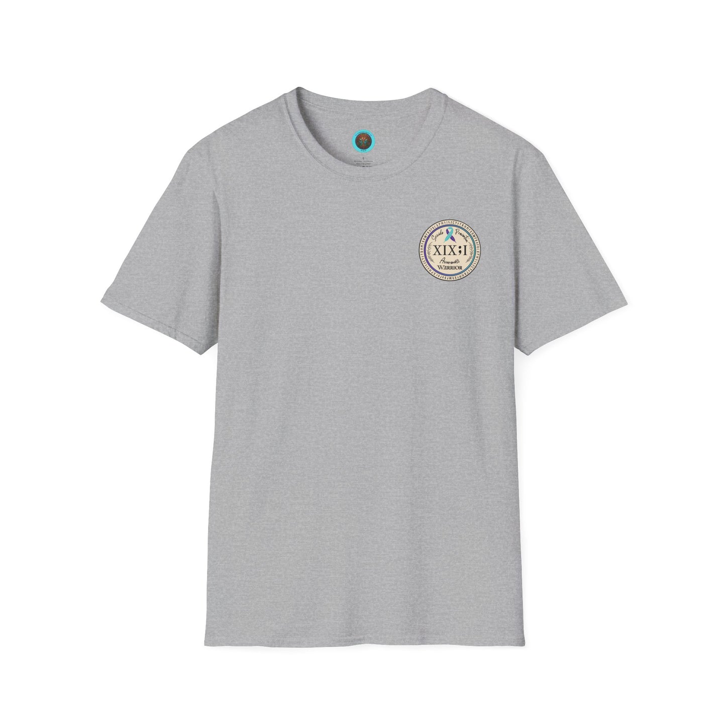 T-shirt: Suicide Awareness Warrior Teal and Purple Support Ribbon