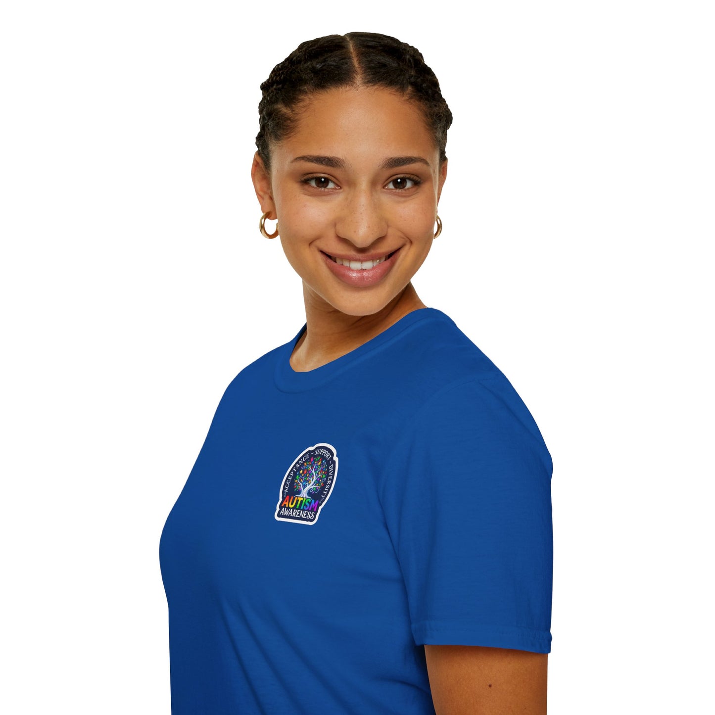 T-Shirt: "Autism Awareness" Rainbow Tree