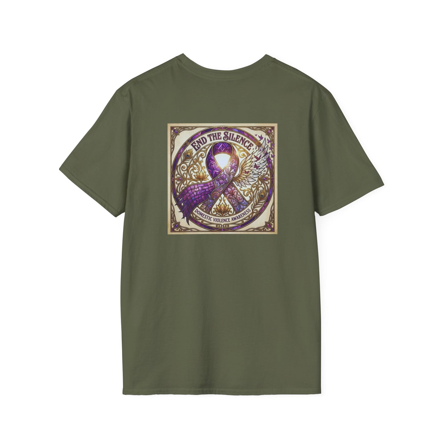 T-Shirt: "End the Silence" Domestic Violence Awareness Support