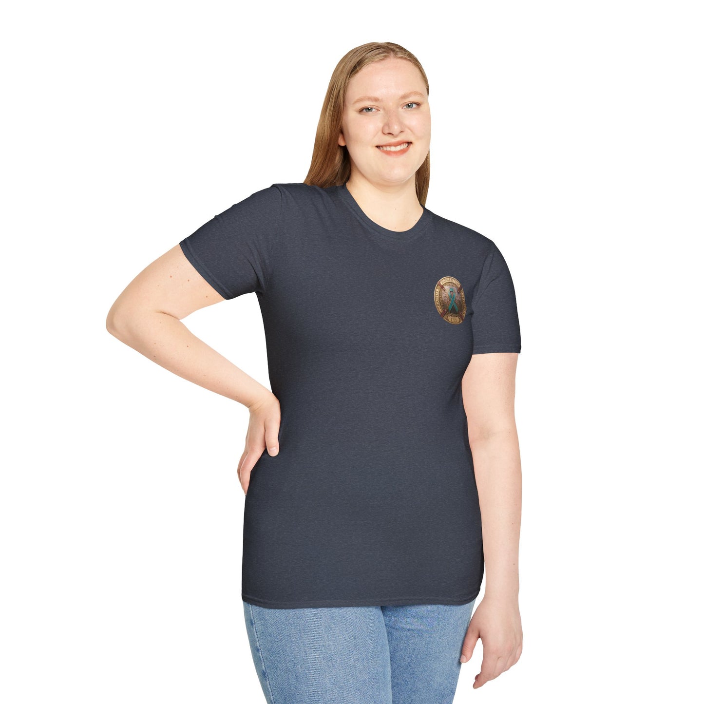 T-Shirt: "PTSD Awareness" Teal Ribbon Support