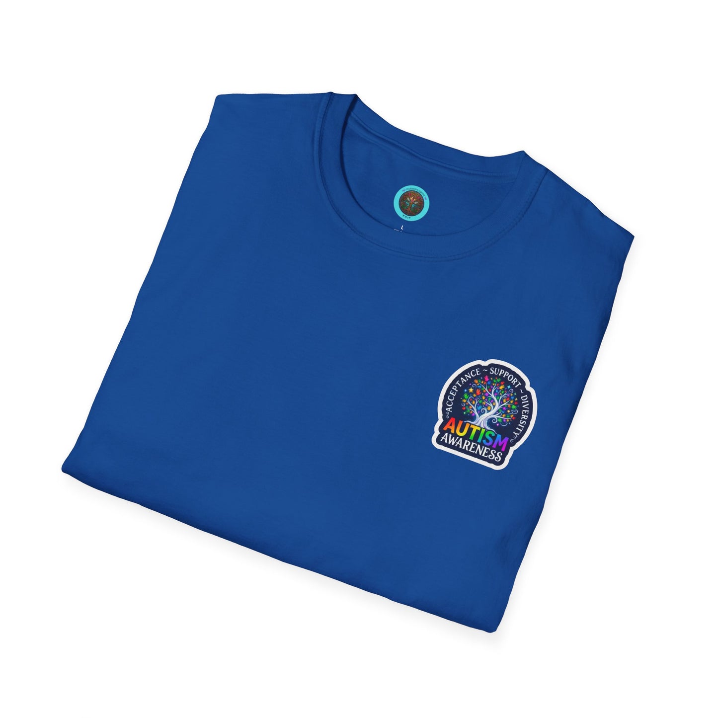 T-Shirt: "Autism Awareness" Rainbow Tree