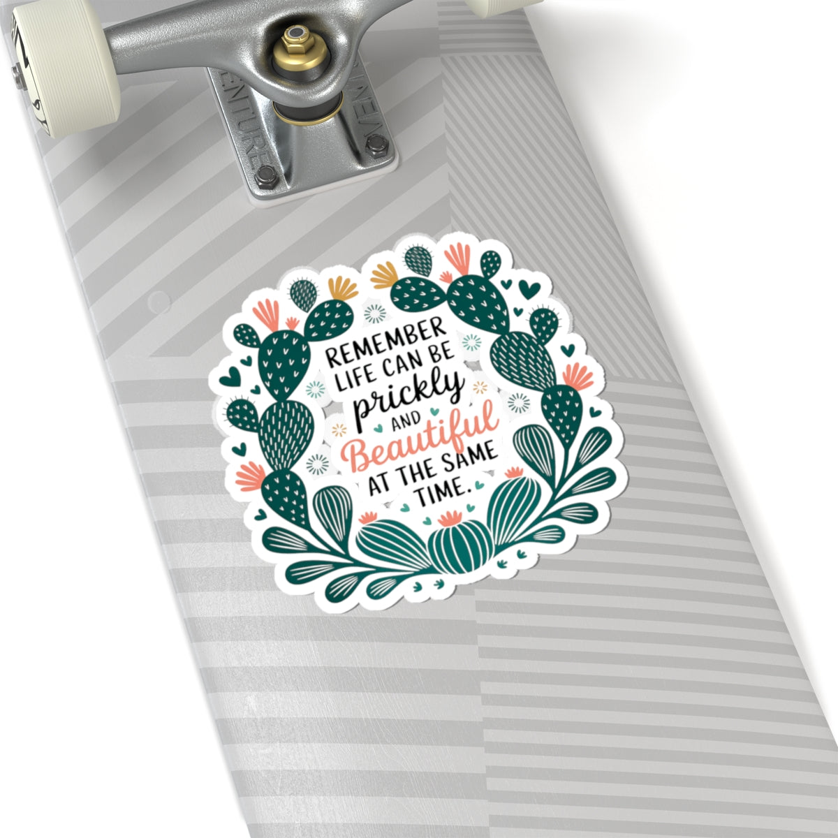 Kiss-Cut Sticker: Prickly and Beautiful Life