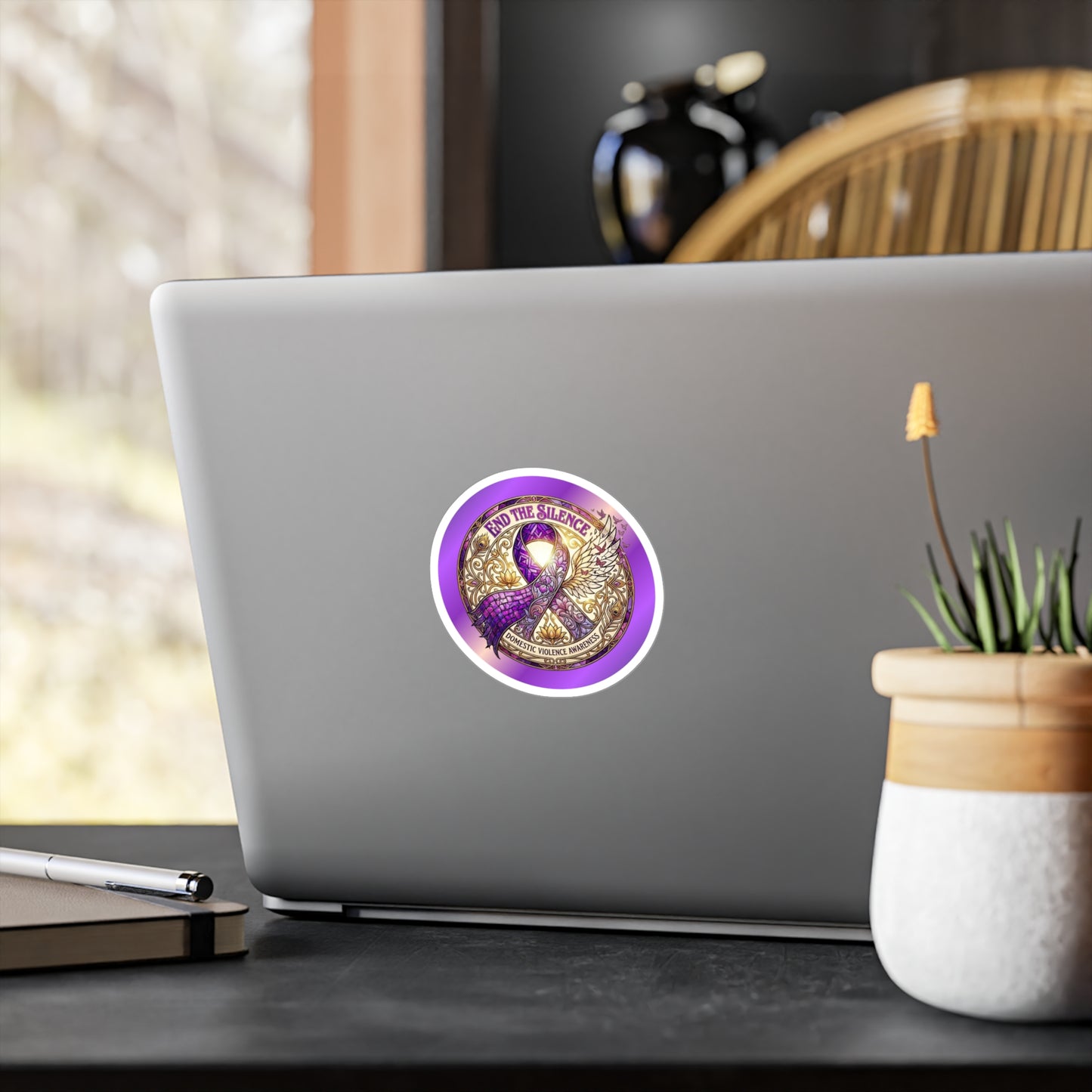 All-Weather Vinyl Decal: "End the Silence"