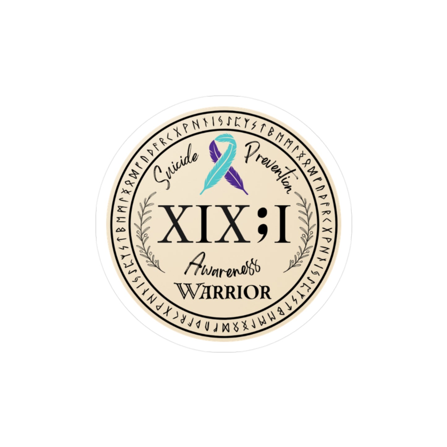 All-Weather Vinyl Decal: XIX;I Warrior