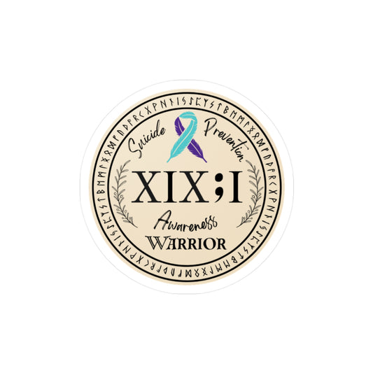 All-Weather Vinyl Decal: XIX;I Warrior