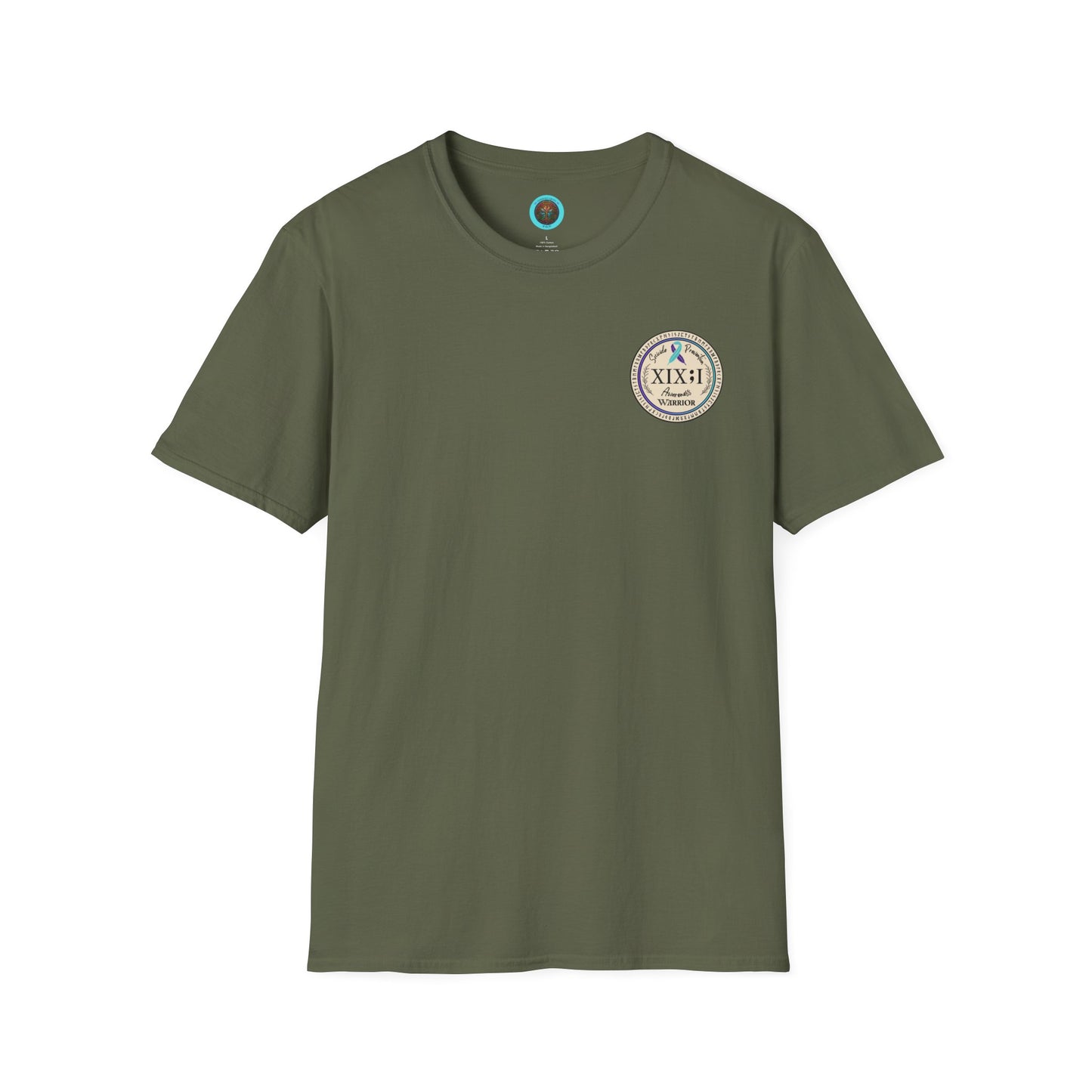 T-shirt: Suicide Awareness Warrior Teal and Purple Support Ribbon