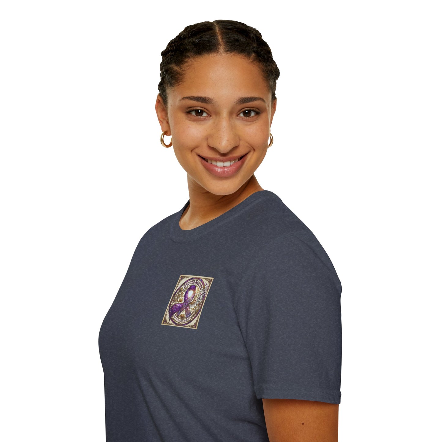 T-Shirt: "End the Silence" Domestic Violence Awareness Support
