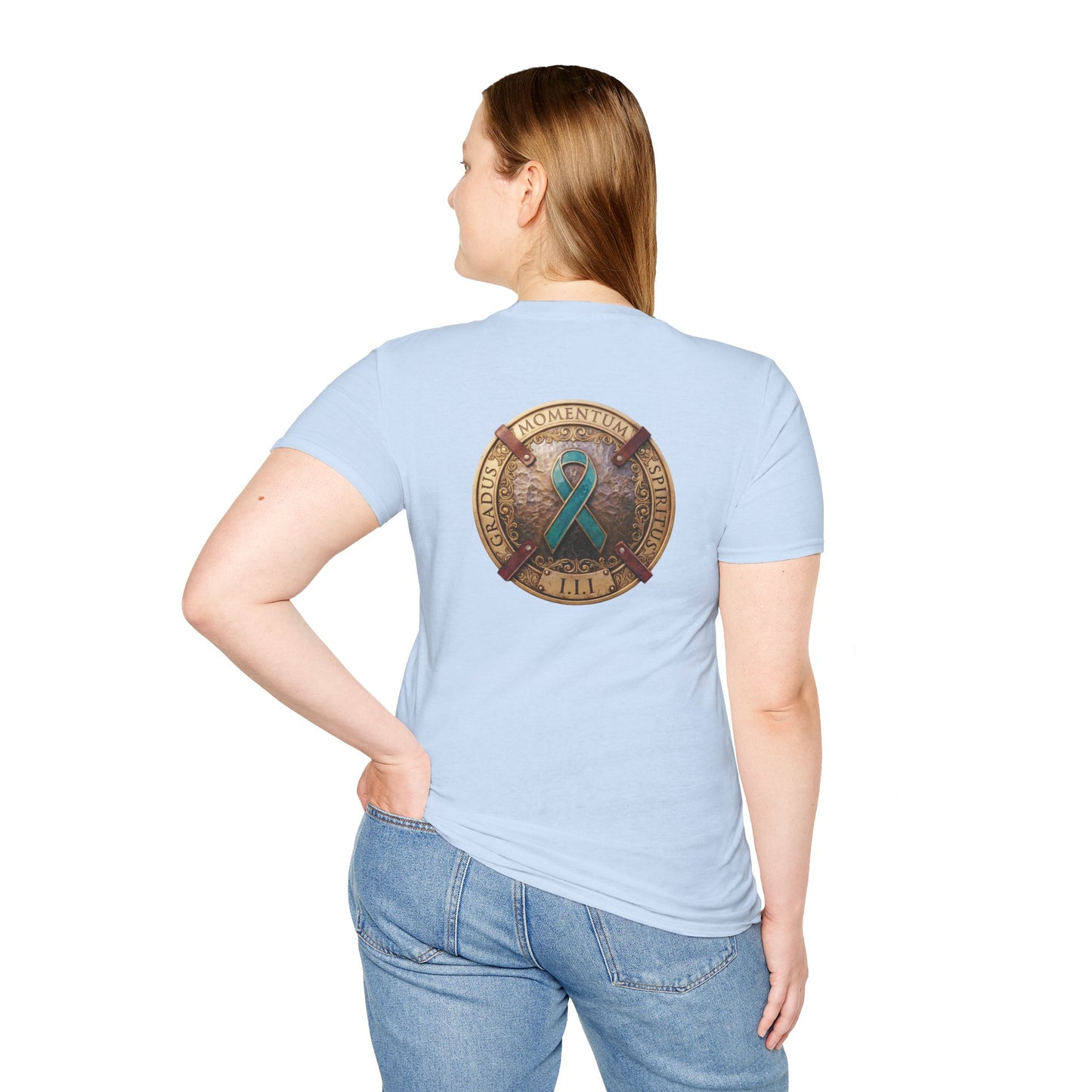 T-Shirt: "PTSD Awareness" Teal Ribbon Support