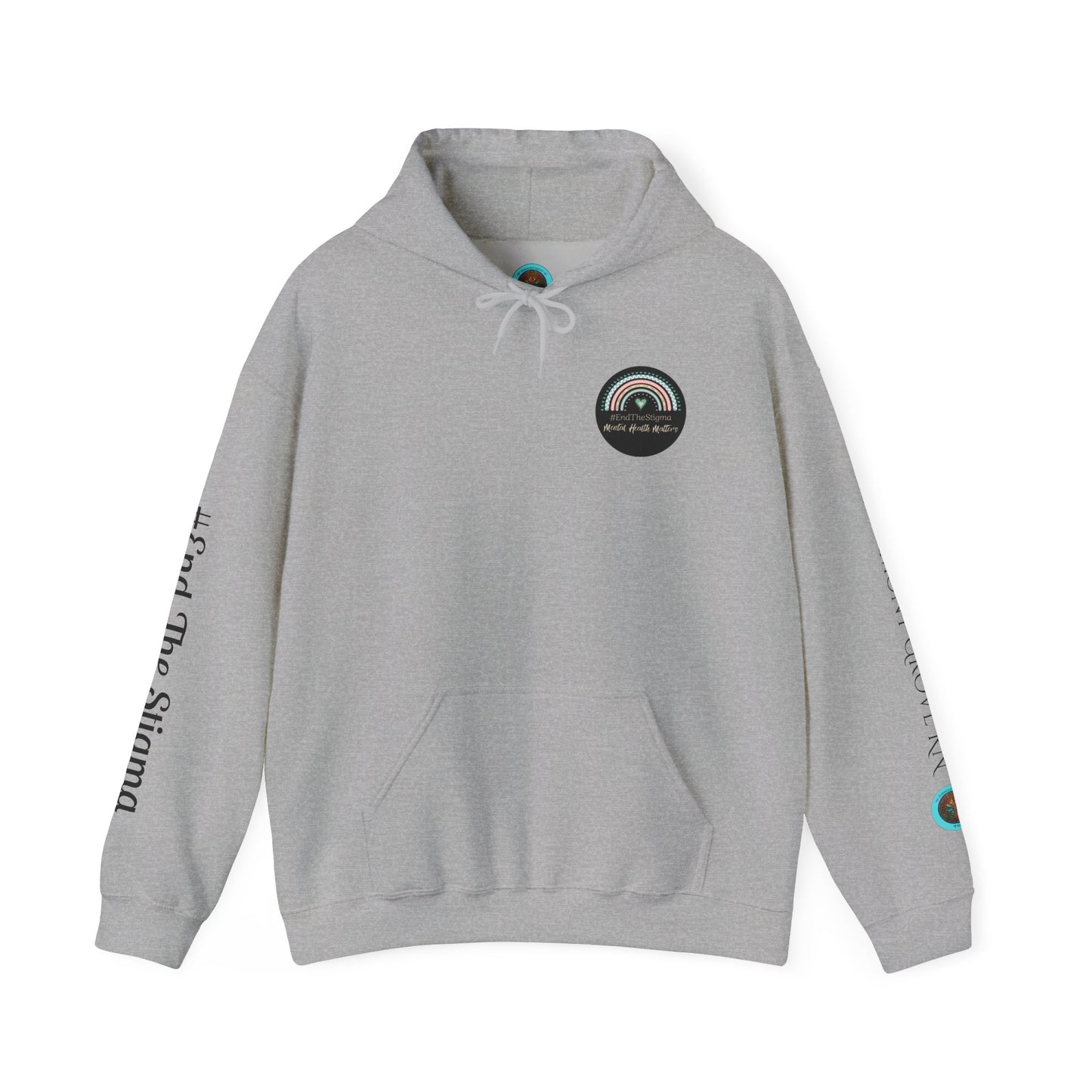 Pullover Hoodie: "#EndTheStigma" Mental Health Matters