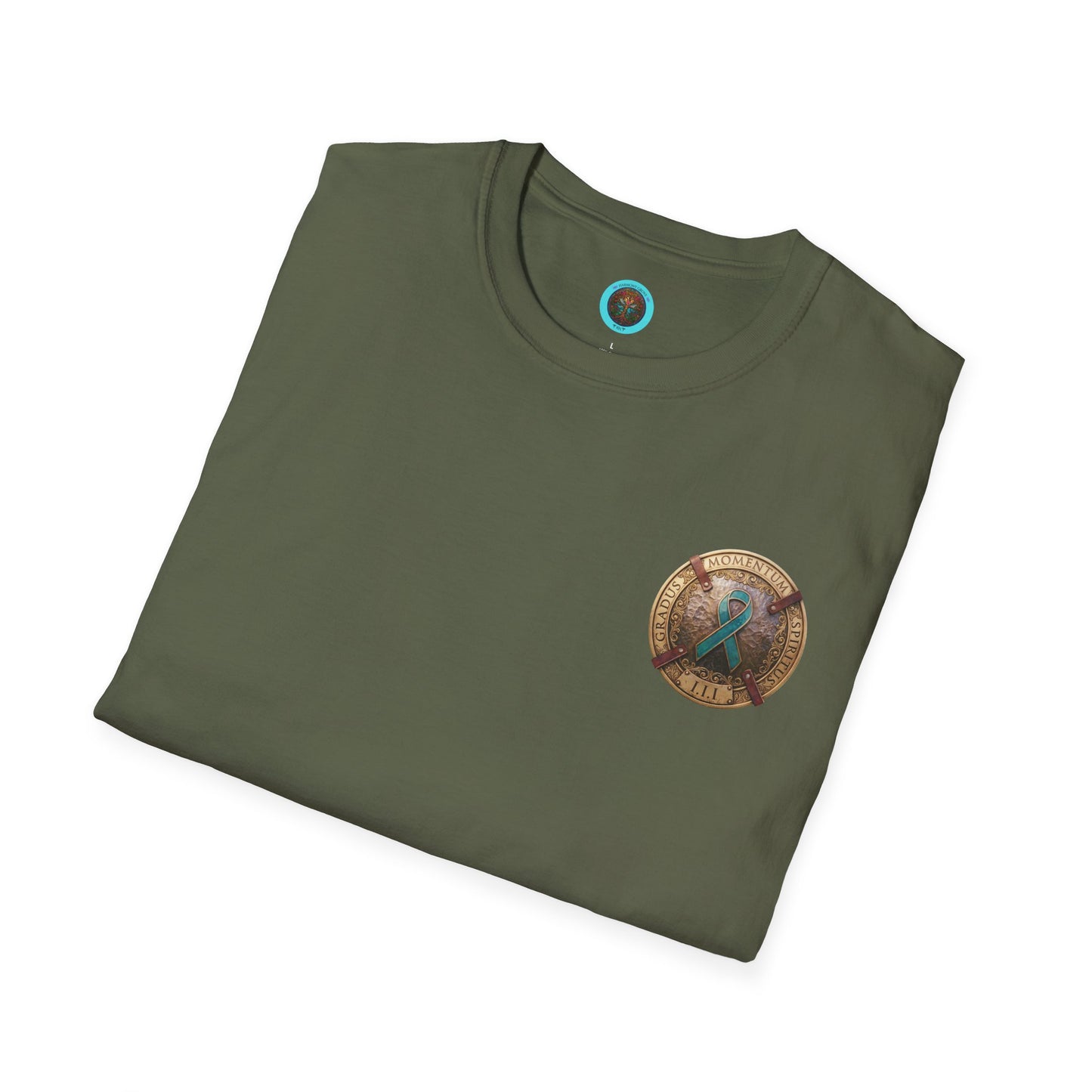 T-Shirt: "PTSD Awareness" Teal Ribbon Support