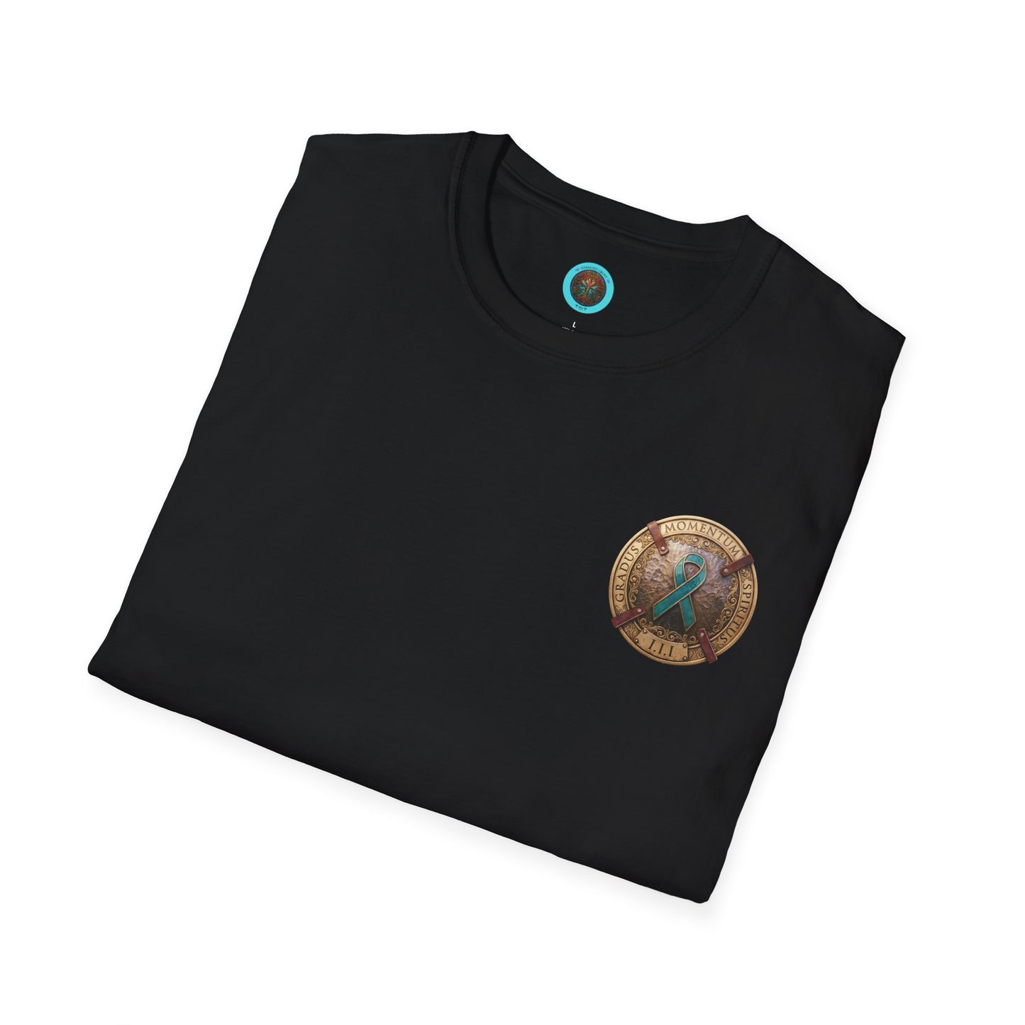 T-Shirt: "PTSD Awareness" Teal Ribbon Support