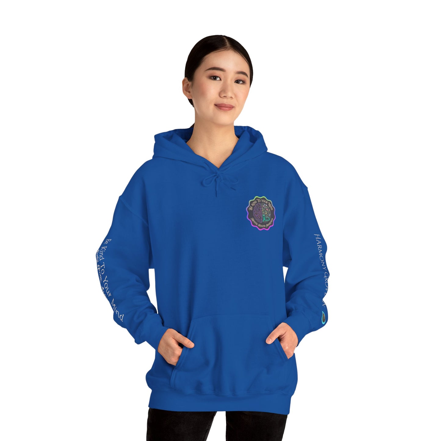 Pullover Hoodie: "Be Kind to Your Mind" Mental Health Awareness