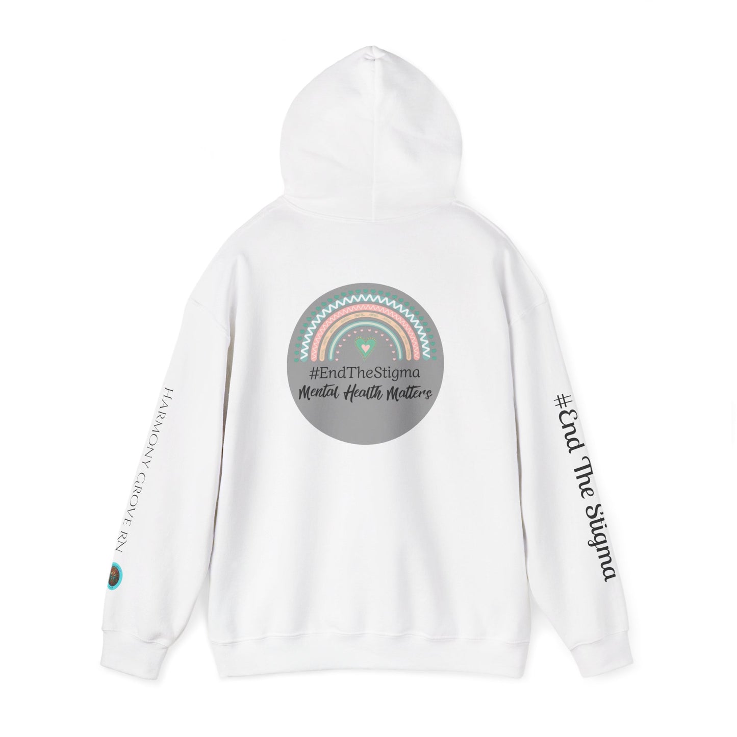 Pullover Hoodie: "#EndTheStigma" Mental Health Matters