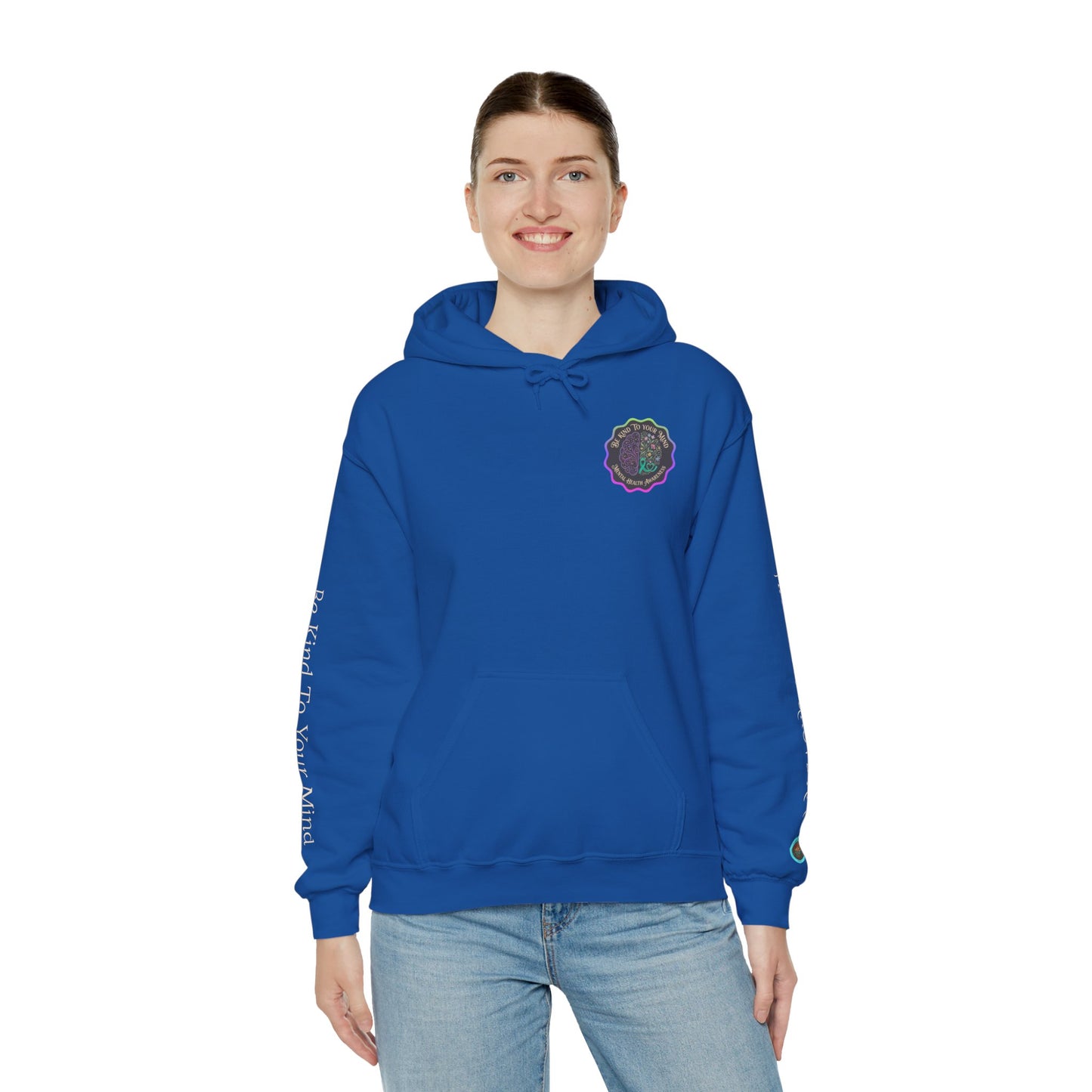 Pullover Hoodie: "Be Kind to Your Mind" Mental Health Awareness
