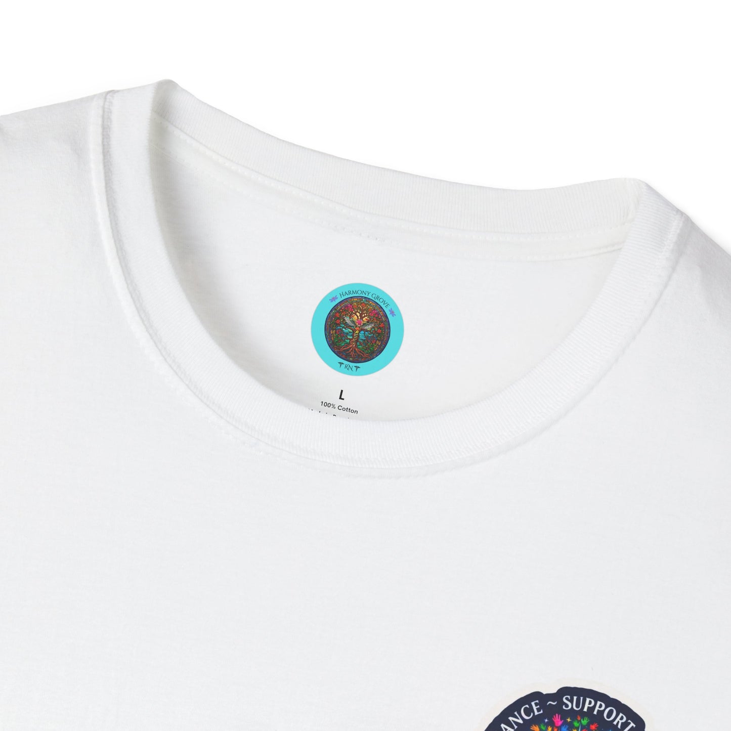 T-Shirt: "Autism Awareness" Rainbow Tree
