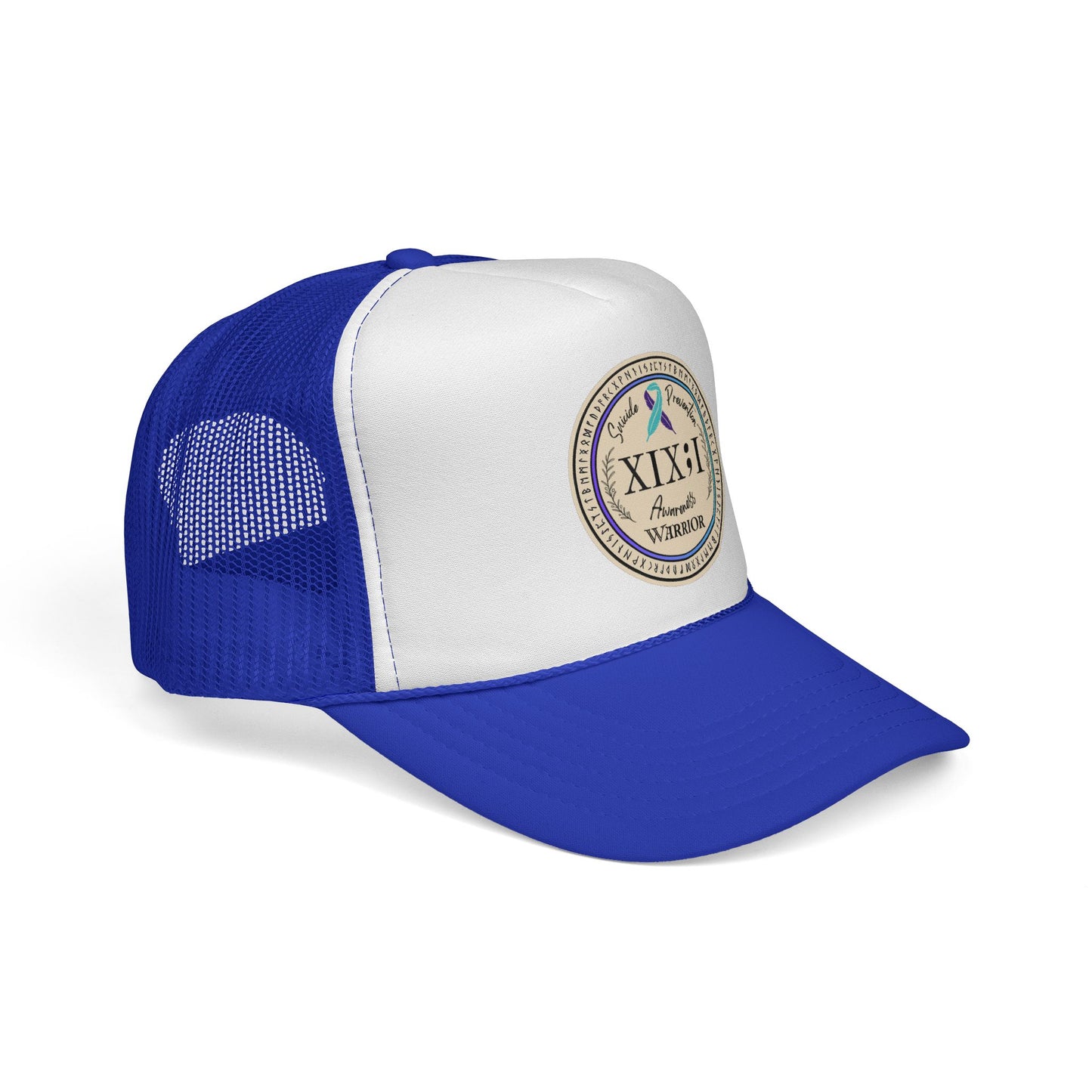 Trucker Hat: "XIX;I Warrior" Suicide Prevention Awareness