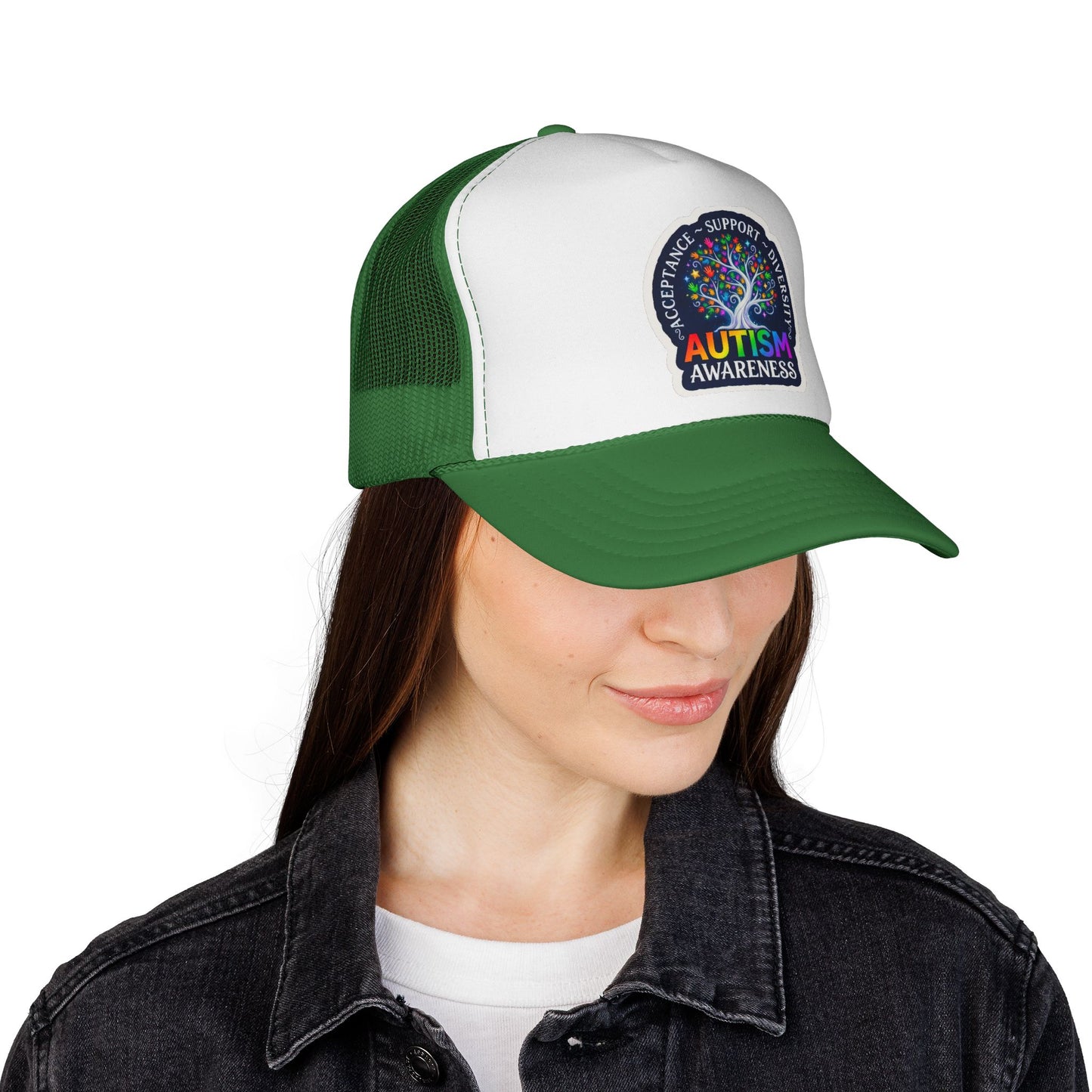 Trucker Cap: "Acceptance • Support • Diversity" Autism Awareness