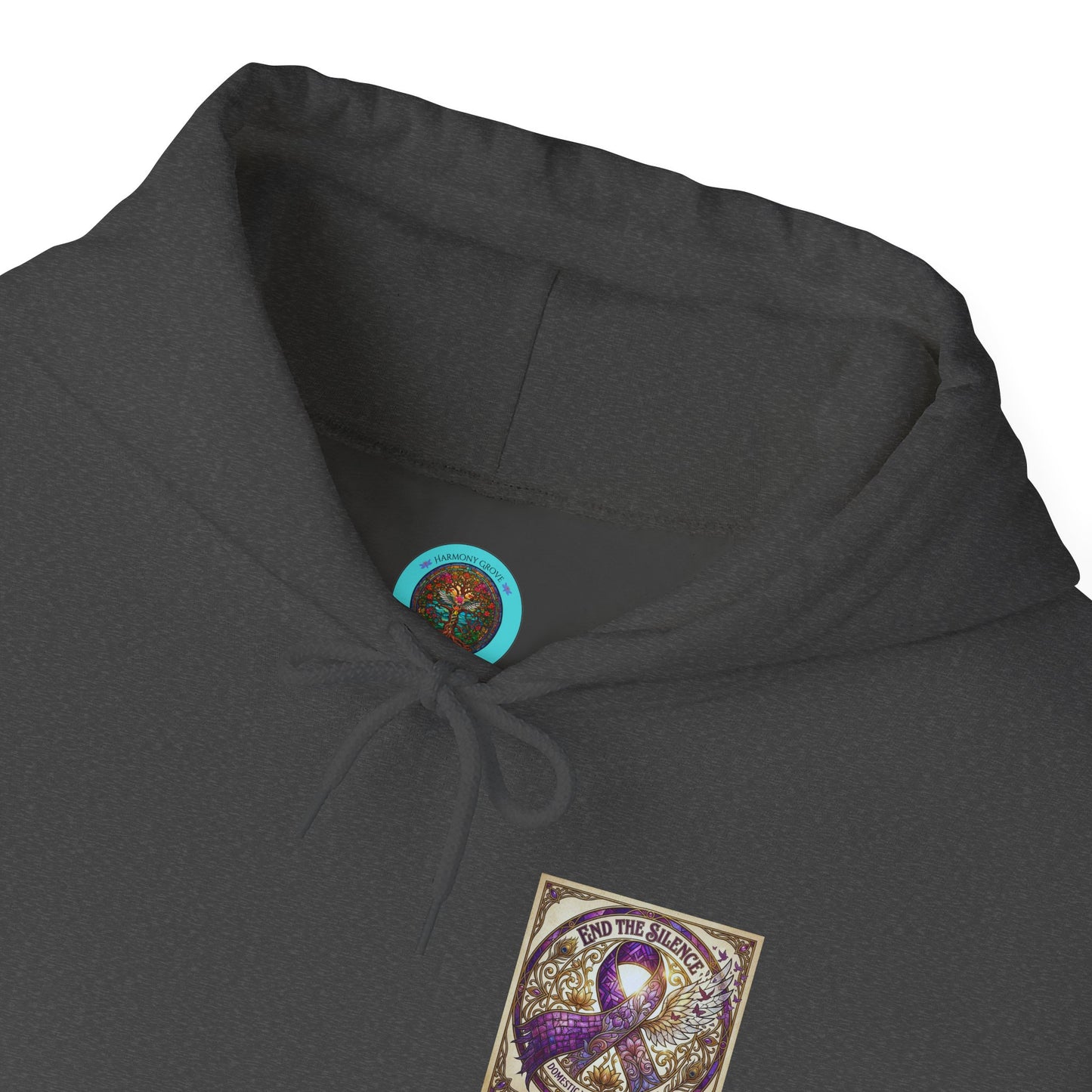 Pullover Hoodie: "End The Silence" Domestic Violence Awareness