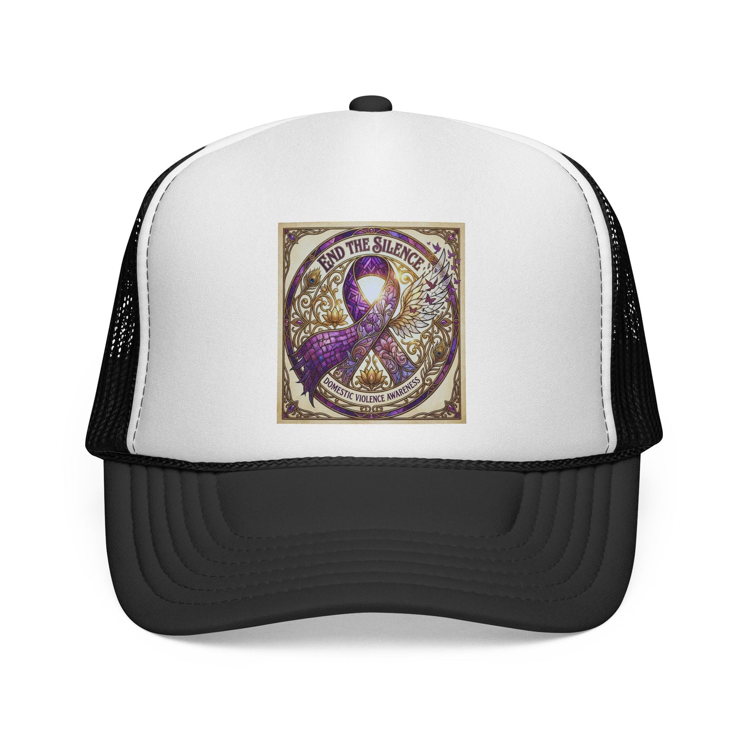 Trucker Hat: "End the Silence" Domestic Violence Awareness