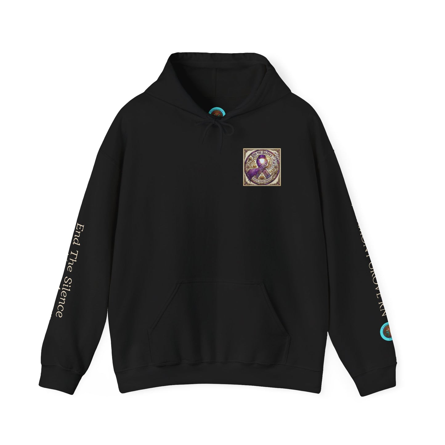 Pullover Hoodie: "End The Silence" Domestic Violence Awareness