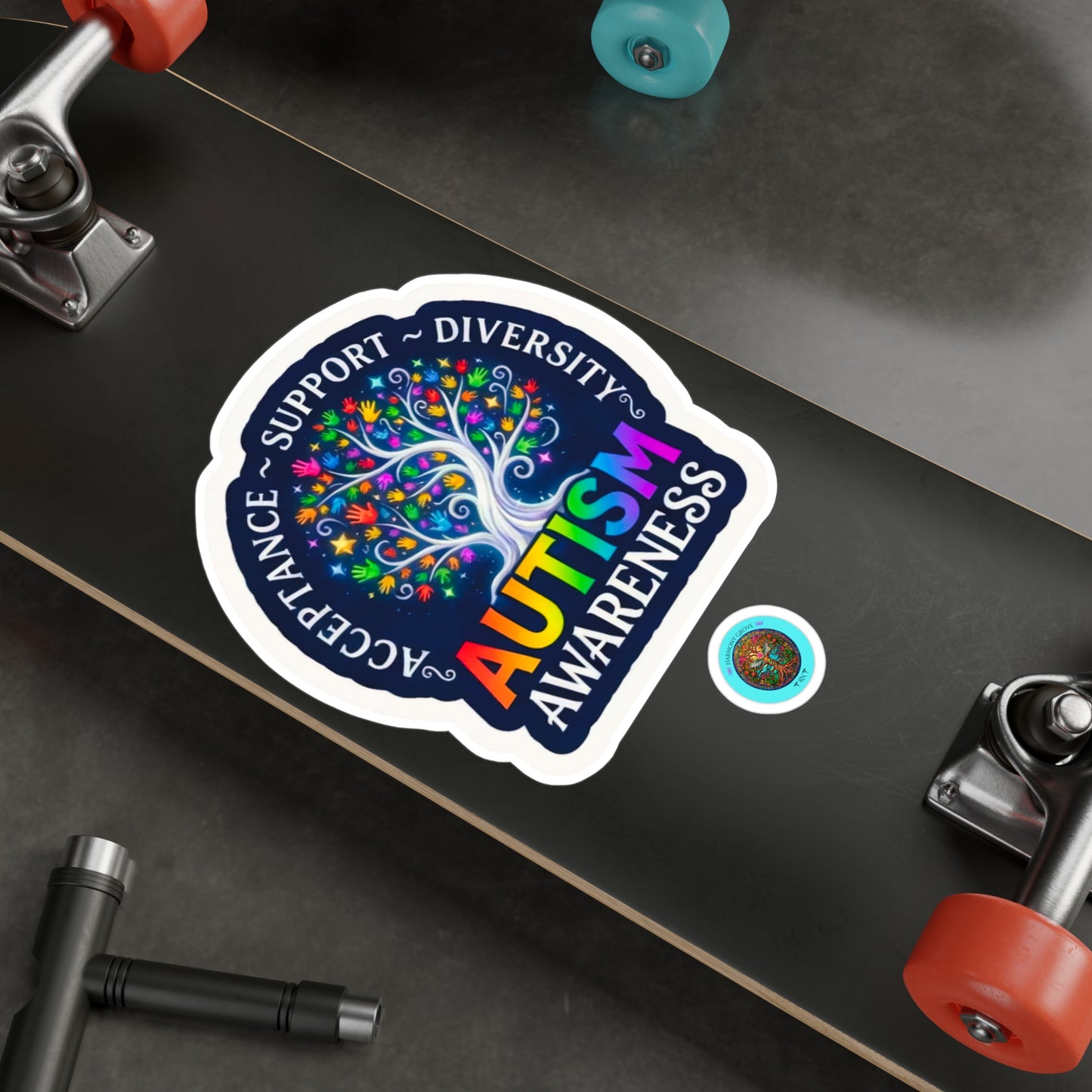 All-Weather Vinyl Decal: Autism Awareness Acceptance Support Diversity